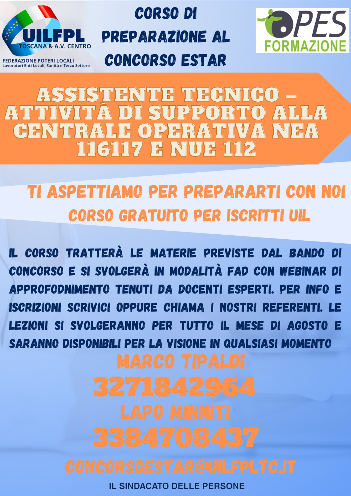 Corso di preparazione concorso NUE
