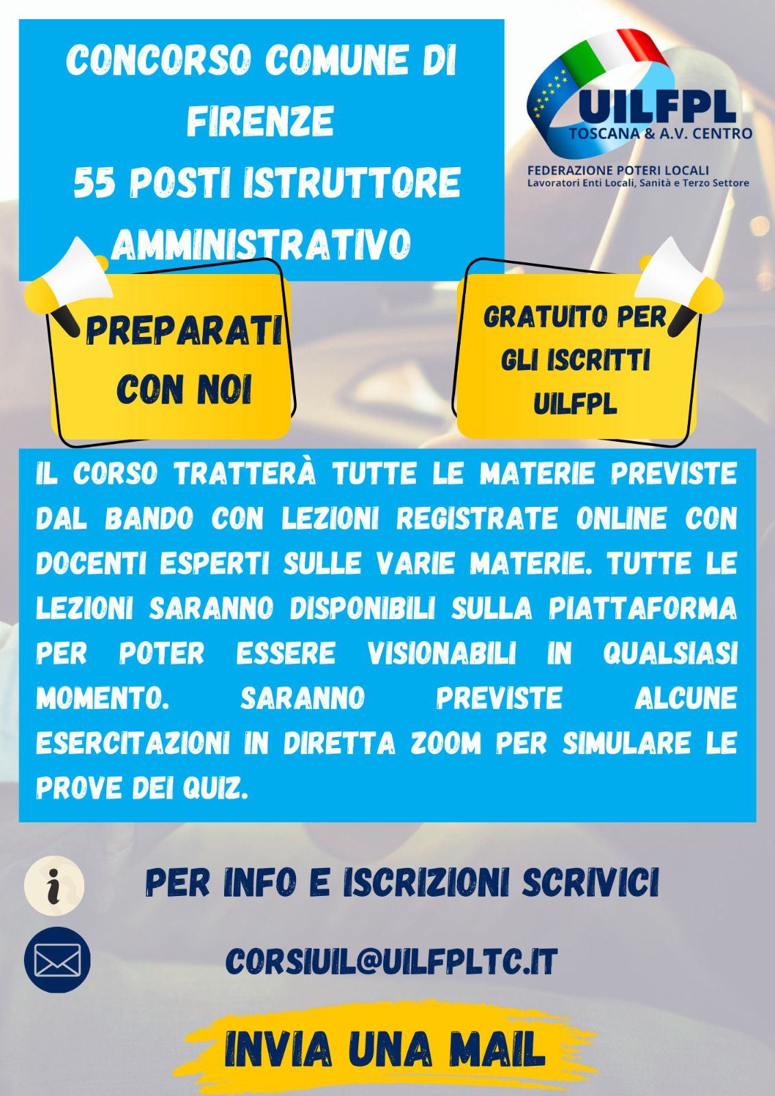 Corso istruttore amministrativo Comune di Firenze