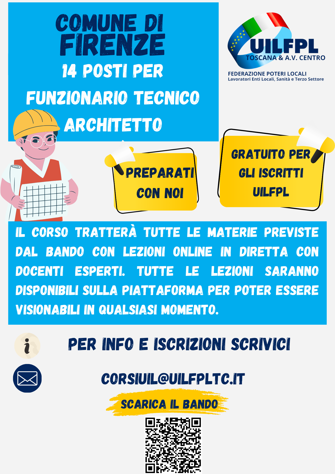 Corso Architetto Comune di Firenze